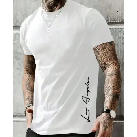 Camiseta Masculina LOS ANGELES Lançamento Camisa Casual