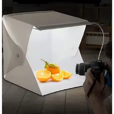 ✨ Sem Sombra Mini Estudio Fotográfico Com Luz Led Photo Studio Usb Portatil Foto