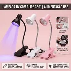 【DIY】Lâmpada de Secagem de Esmalte em Gel Sem Segurar, Fixável na Mesa para Manicure Caseira