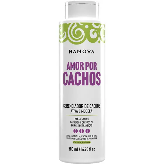Hanova Amor por Cachos - Gerenciador de Cachos 500ml