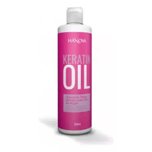 Queratina Termo Ativada Com Óleo de Argan HANOVA 500ML