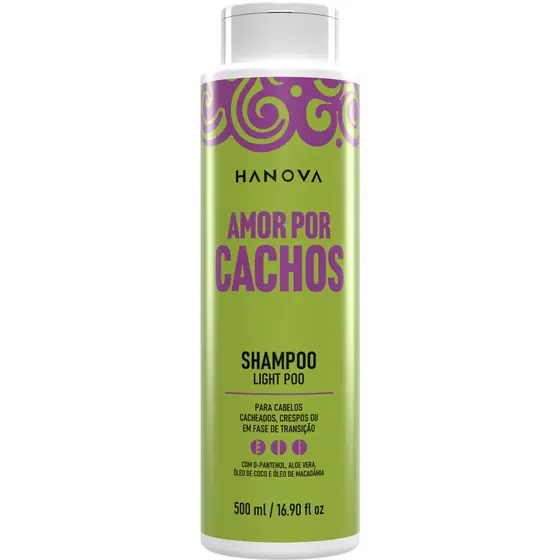 Hanova Amor por Cachos - Shampoo Lite Poo 500ml