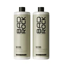 KIT SHAMPOO + CONDICIONADOR SECOS BAD ROCK 1000ML HANOVA