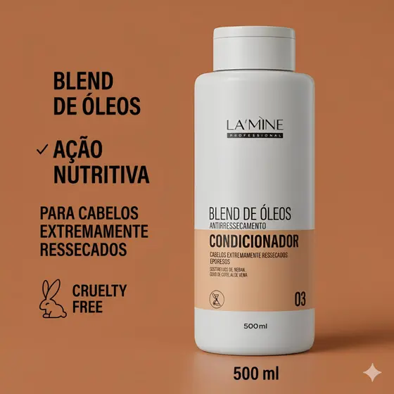 Condicionador Blend de Óleos Lamine 500ML