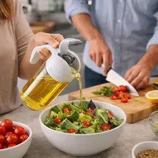 Dispenser Azeite Óleo Bico Dosador Garrafa Vidro Frasco Cozinha Tempero Salada Controle Pingos