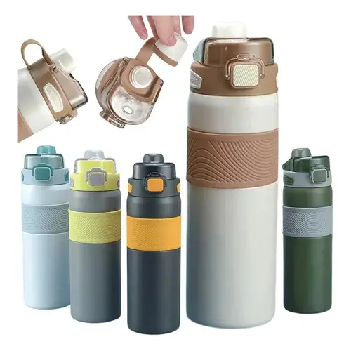 Garrafa térmica de aço inoxidável 600ML E 800ml, boca larga de grande capacidadea—4021