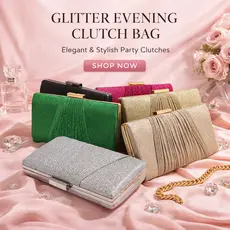 Bolsa Clutch Festa Brilho Glitter Carteira Feminina Elegante Casamento Luxo  888-12