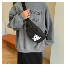 Pochete Bolsa Crossbody Unissex Grande Capacidade Esporte Casual 307