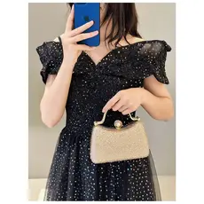 Clutch Feminina Luxo Glitter Brilho Elegante Festa Casamento Carteira 889-31