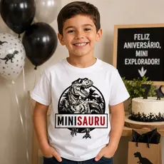 Blusa Infantil Dino Dinossauros e para irmãos infantil