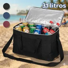 Bolsa termica Academia 31 litros Marmiteira Bag Lanches Quentinhas Cooler Trabalho Viagem Academia Marmita