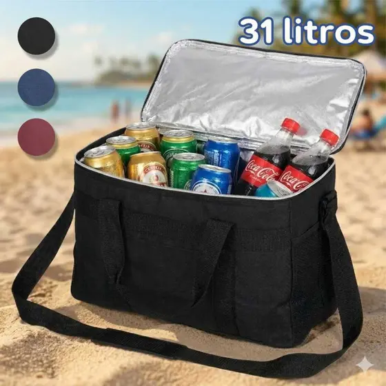 Bolsa termica Academia 31 litros Marmiteira Bag Marmita Fitiness Trabalho Viagem Academia Oferta Relampago
