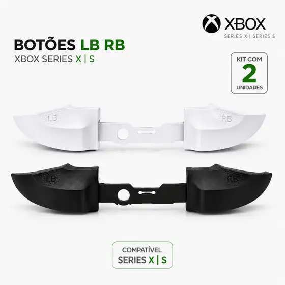 2 Botões LB RB Compatível Controle Xbox Series X S