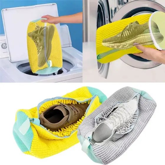 KIT 2 Bolsa para Lavar Sapato Tênis na Máquina de Lavar Prático