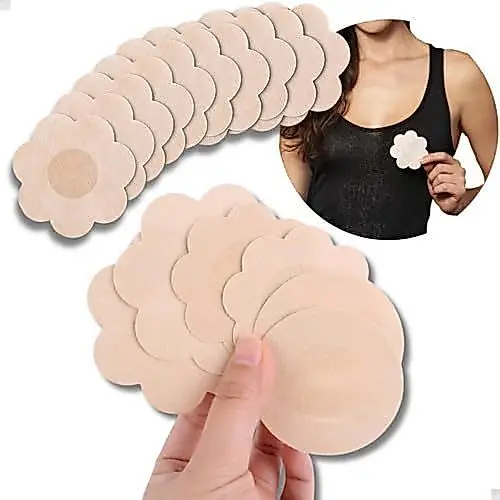 KIT COM 30 PARES DE PROTETOR DE MAMILO TAPA SEIOS AOREOLA