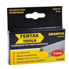 Grampo para Grampeador Tapeceiro madeira kit 5000 unidades 1000 unidades 6mm 8mm 10mm 12mm