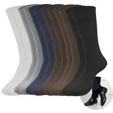 Kit Meia Social Masculina Cano Longo Alto Atacado Preta ou Mista Kit com 3 ou 6 ou 12 pares