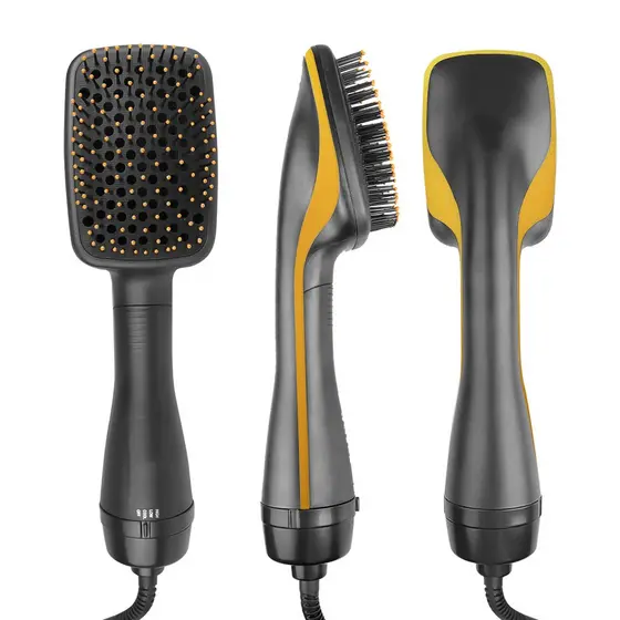 Escova Secadora Alisadora Modeladora 1600w Premium Soft Brush 3 modos Íons 110V