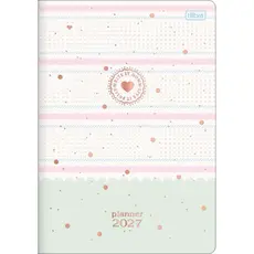 Planner Grampeado Soho 2027 17,8 x 25,4 cm – 90 G - Tilibra