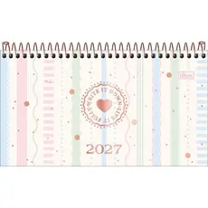 Agenda Espiral Semanal de Bolso Tilibra Soho 2027 16,7 x 8,9 cm – 64 Folhas