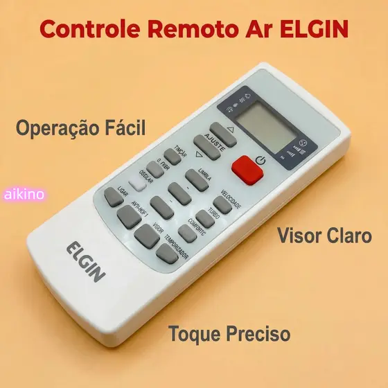 Controle Remoto Ar Condicionado Elgin Ecoplus Ykr-h002e
