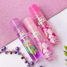 Kit com 3 Brilhos - Gloss Labial Maria Pink Infantil