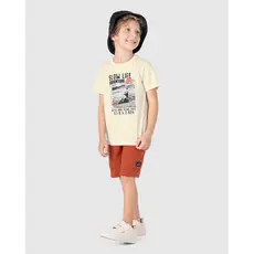 Conjunto Infantil Menino Bermuda Em Moletinho Texturizado Malwee Kids