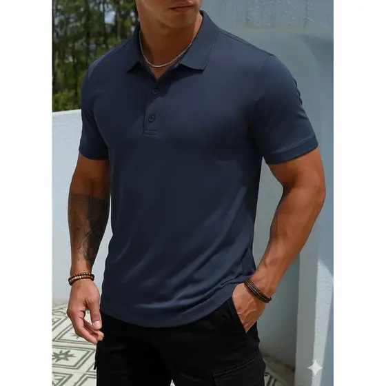 Camisa Polo Premium Masculina Importada Alta Qualidade Respiravel