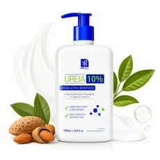Loção Ultra-Hidratante Uréia 10% 500ml Natuflores Pele Seca Ressecada e Áspera
