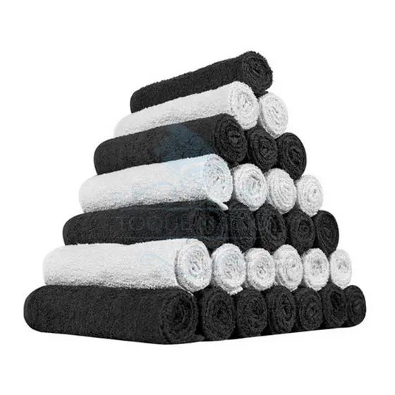 Kit 5 Toalhas de Rosto Para Salão Premium Toque Mágico 45x70cm Toque Mágico Toalhas