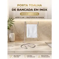 Porta Toalha de Rosto para Pia Lavabo Bancada Suporte Papel Higienico Pano de Prato Preto
