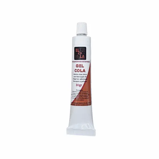 Gel Cola 30g Ele e Ela Fabricação De Mega Hair e Prótese Capilar