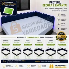 Cabeceira Estofada Suede PREMIUM Em L Para Cama Box 45x20cm  Nuvem - TODOS TAMANHOS - ENVIO IMEDIATO