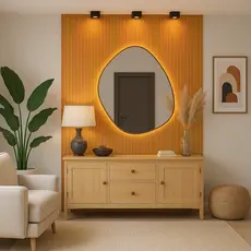Kits até 200 Placas Ripada Painel Decorativo Mdf de Alta Qualidade Premium 45x11cm - ENVIO IMEDIATO
