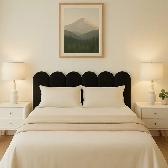 Kit Cabeceira Estofada De Cama Box Modulada 45x20cm Nuvem VÁRIOS TAMANHOS ENVIO RÁPIDO