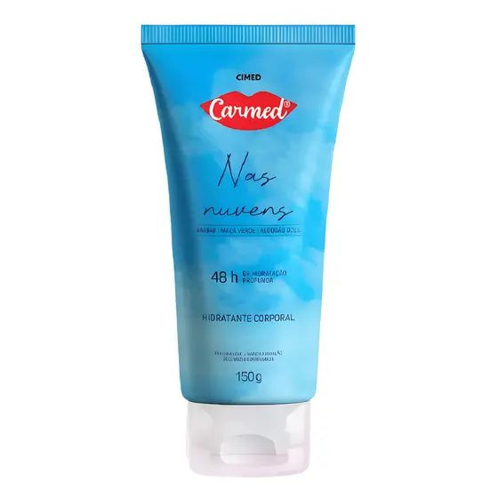 Carmed Hidratante Corporal Nas Nuvens 150g, Hidratação Leve e Fragrância Suave