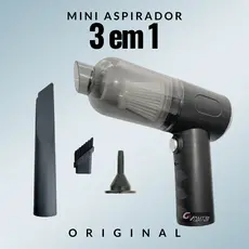 Mini Aspirador e Soprador Portátil, Automotivo e Casa, Multifuncional Alta Potencia Recarregável
