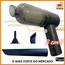 Aspirador De Pó Automotivo Linha Premium Portátil 3 em 1 Multifuncional Carro e Casa