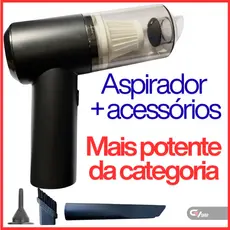 Aspirador Portátil Soprador com Múltiplas Funções Carro Casa Computador