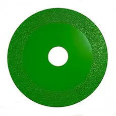 Disco Corte Para Vidro 100mm 4" Lâmina Serra Diamantada Ultrafina Mármore Cerâmica Lixadeira