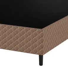 Base Cama Box para Colchão Casal 138x188cm Clio Marrom Umaflex