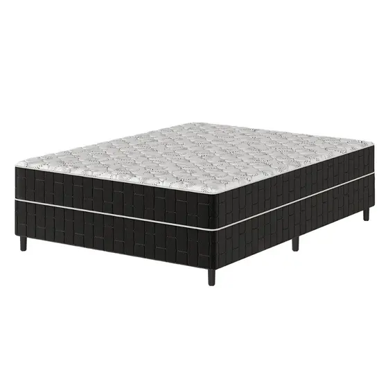Colchão Cama de Casal Espuma D28 138x188 Cama Casal Conjugada Marsha Plus Umaflex