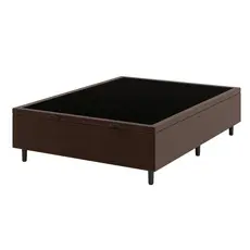 Base Cama Box Bau Casal Hypnos Marrom Umaflex Baú Organizador 138x188x42 Baú para Quarto