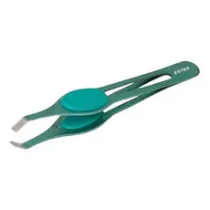 Pinça de Sobrancelha Laqueada Ergonômica Estética Profissional Design Depilação Pelos Facial Estek