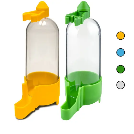 2UN - Bebedouro Para Pássaros / Tubular Médio Malha Fina De 115ml Injetfour
