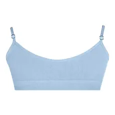 Top Infantil sem Costura Azul Celeste Zee Rucci