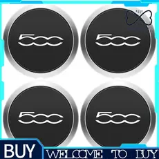4Pcs 133mm Hubcap Para Fiat 500 Conjunto De Tampas De Cubo De Roda Central 68078419AC 68078421capa De Pó Ac 51884863