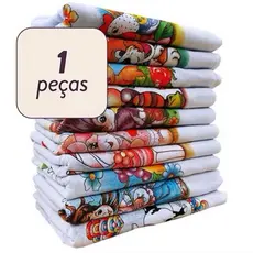 Pano de Prato Estampado 10 Peças