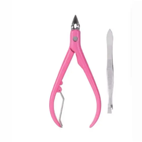 Alicate de Unha e Cutícula Profissional - Borda de Corte Afiada, Fácil de Usar, Ideal para Salão
