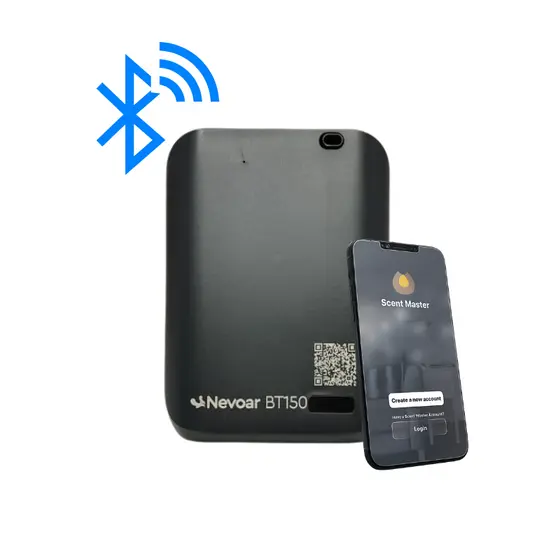 Aromatizador Inteligente com Automação Wifi e Bluetooth - Nevoar Bt150 Nebulizador q gera nano-gotas